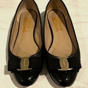 Ferragamo Varina Quilted Flats